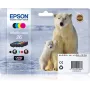 Epson Polar Bear Multipack 4-Farben 26 Claria Premium Tinte, Schwarz, Cyan, Magenta, Gelb, 6,2 ml, 4,5 ml, 1 Stück, Multipack