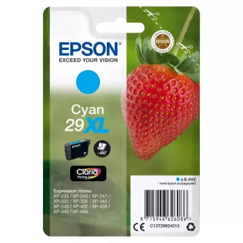 Epson Strawberry 29XL C Tintenpatrone 1 Stück Original High (XL) Yield Cyan