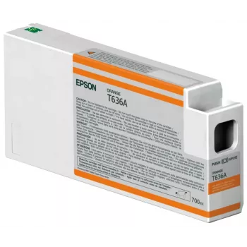Epson Einzelpackung Orange T636A00 UltraChrome HDR 700 ml, Orange, Pigmenttinte, 700 ml, 1 Stück
