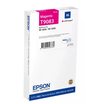 Tintenpatrone XL Magenta – Epson C13T908340, pigmentbasiert 39 ml, 4000 Seiten