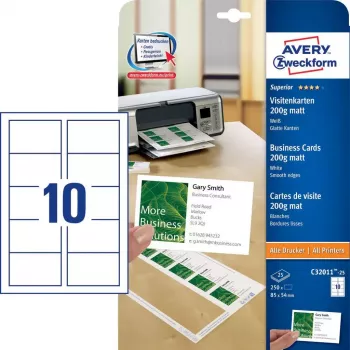 Non-adhesive label Avery C32011-25