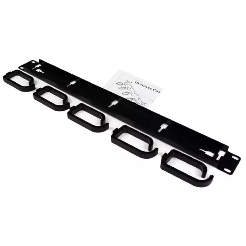 StarTech.com 1U 19 Zoll Metall-Rackmount-Kabelmanagement-Panel