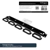 StarTech.com 1U 19 Zoll Metall-Rackmount-Kabelmanagement-Panel
