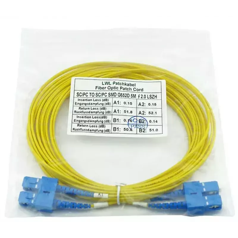 Glasfaserkabel BlueOptics CAB-SMF-SC-SC-50 50 m G.657.A1 SC SC