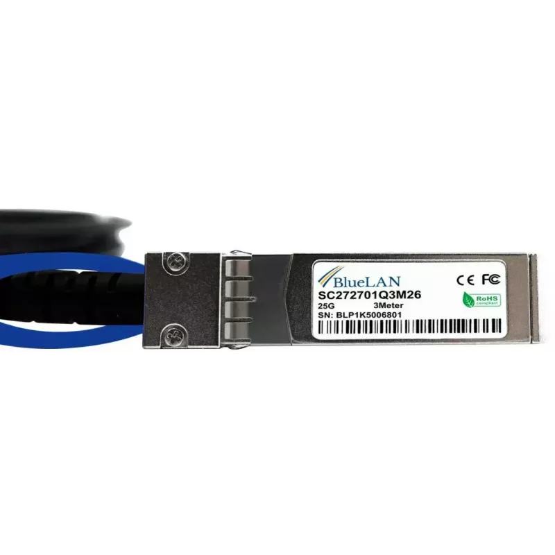 BlueOptics CAB-S-S-25G-50CM InfiniBand-Glasfaserkabel 0,5 m SFP28