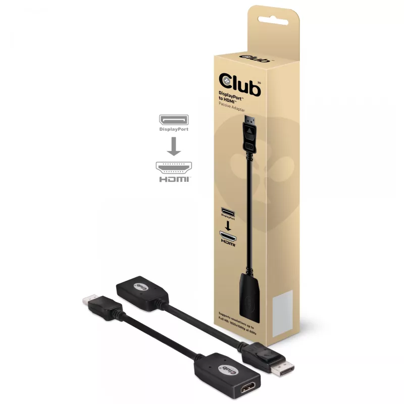 DisplayPort-zu-HDMI-Passivadapter CLUB3D CAC-1001