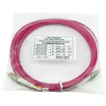 Glasfaserkabel BlueOptics CBL-LC-OM4-10M-BO 10m LC zu LC 50µm