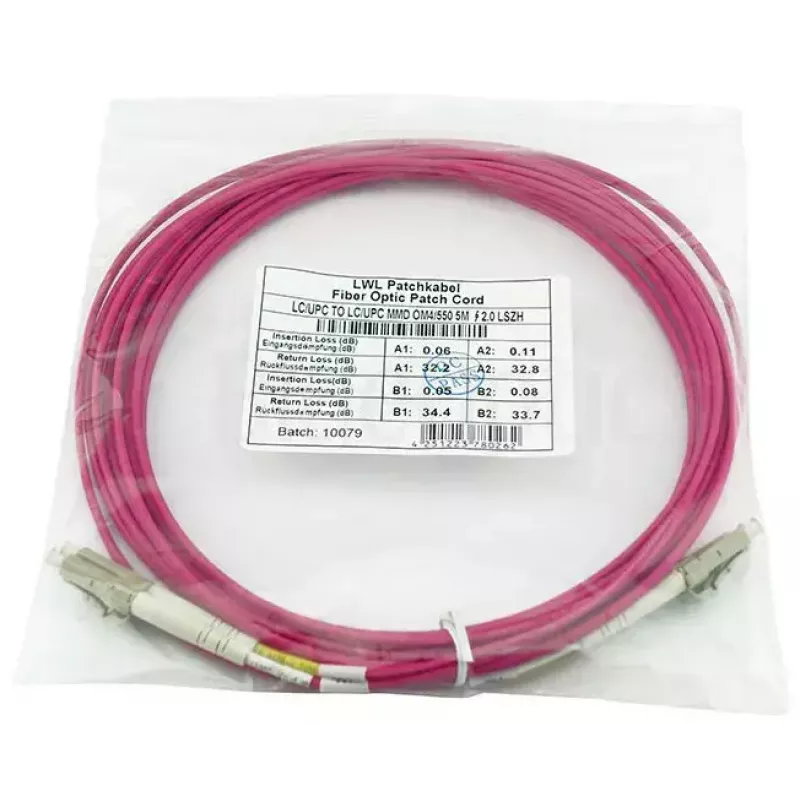 Glasfaserkabel BlueOptics CBL-LC-OM4-10M-BO 10m LC zu LC 50µm