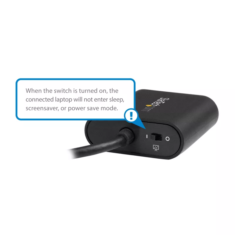 StarTech.com USB-C auf VGA Adapter - mit Präsentationsmodus-Schalter - 1920x1200