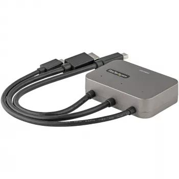 StarTech.com 3-in-1 Multiport-zu-HDMI-Adapter - 4K 60Hz USB-C, HDMI oder Mini DisplayPort zu HDMI Konverter für Konferenzräume - Digitaler AV-Videoadapter zum Anschluss eines HDMI-Monitors/Displays