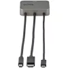 StarTech.com 3-in-1 Multiport-zu-HDMI-Adapter - 4K 60Hz USB-C, HDMI oder Mini DisplayPort zu HDMI Konverter für Konferenzräume - Digitaler AV-Videoadapter zum Anschluss eines HDMI-Monitors/Displays
