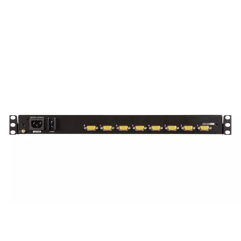 KVM Switch ATEN CL3108NX-ATA-AG USB VGA 1U Rack-Montage Schwarz