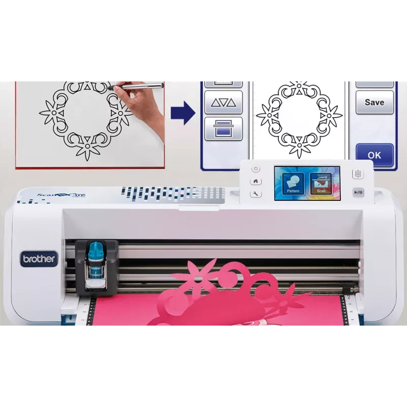 Elektronische Brother ScanNCut CM750 Schneidebreite 29,7 cm LCD-Anzeige
