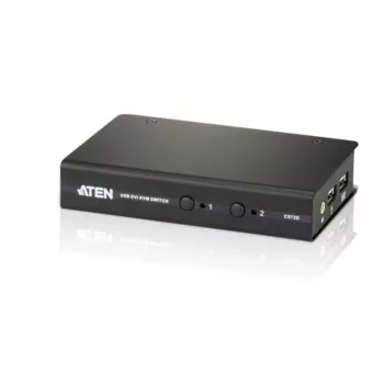 ATEN CS72D KVM Switch Schwarz
