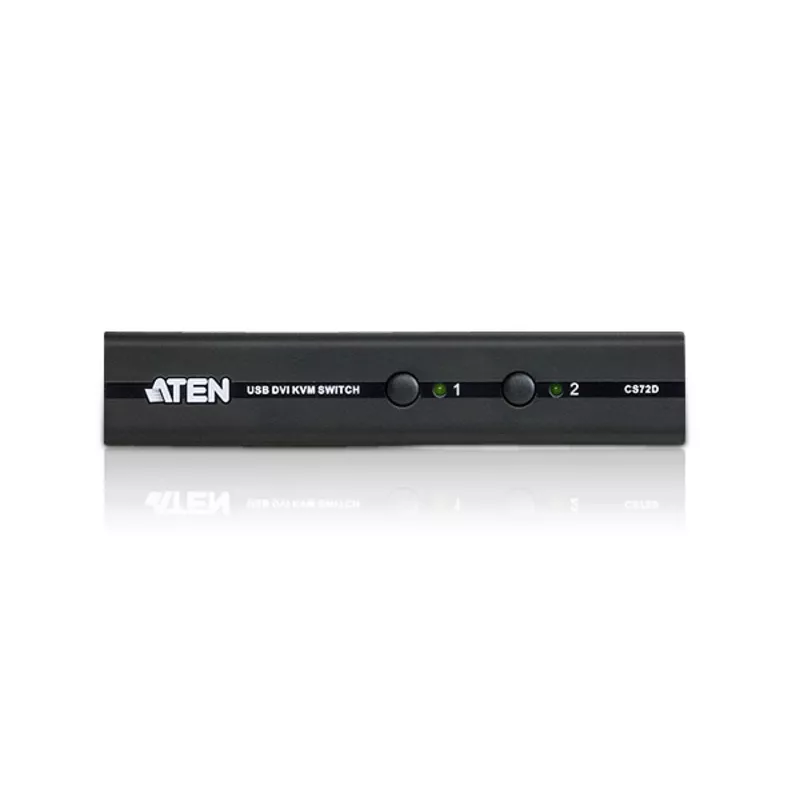 ATEN CS72D KVM Switch Schwarz