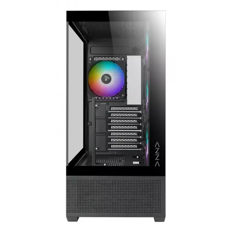 PC-Gehäuse Azza Tiara Midi Tower Schwarz