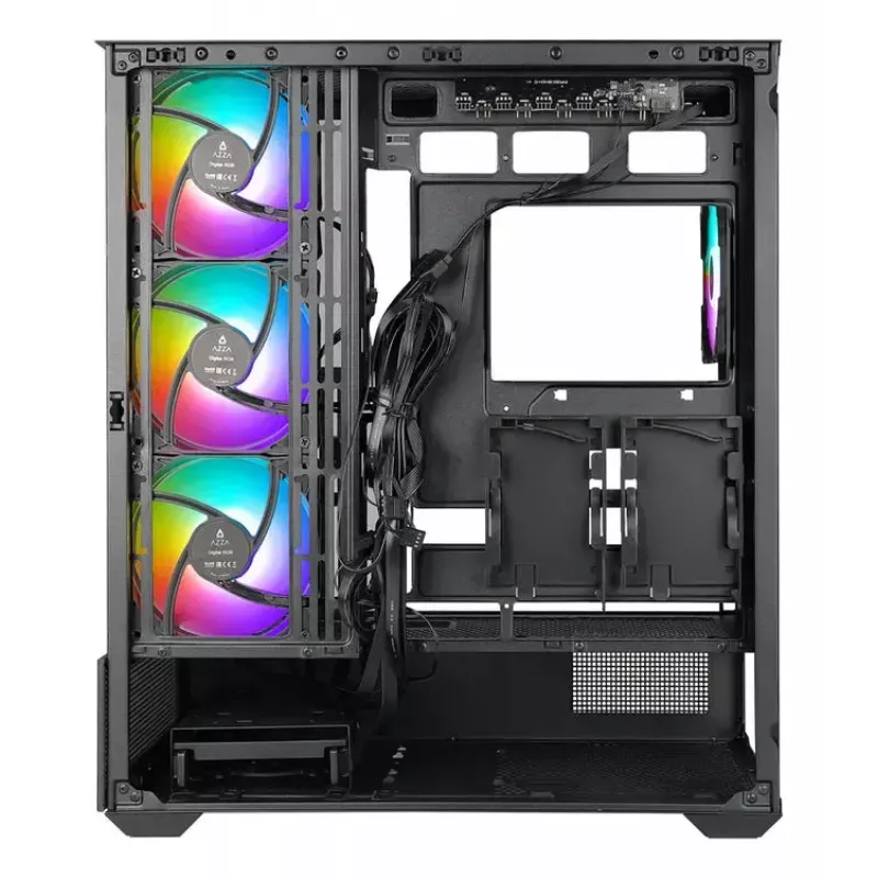PC-Gehäuse Azza Tiara Midi Tower Schwarz