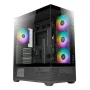 PC-Gehäuse Azza Tiara Midi Tower Schwarz