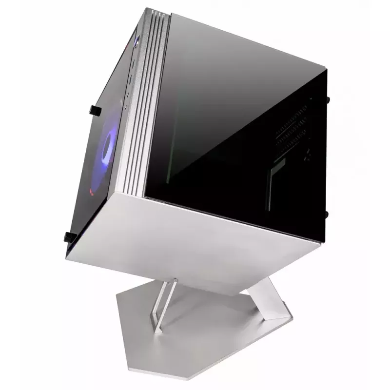 PC-Gehäuse Azza CUBE MINI 805 Cube Silver