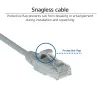 ACT Grau 1,5 Meter LSZH U/UTP CAT6 Rechenzentrum Slimline Patchkabel rastnasenfrei mit RJ45-Steckern