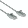 ACT Grau 0,25 Meter LSZH U/UTP CAT6 Datacenter Slimline Patchkabel snagless mit RJ45-Steckern