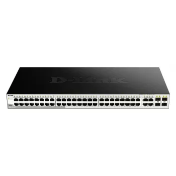 D-Link 52-Port Gigabit Smart Managed Switch inklusive 4 x 100/1000Mbps Combo-Ports