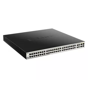 D-Link 52-Port PoE Gigabit Smart Managed Switch inkl. 4 x 100/1000Mbps Combo-Ports