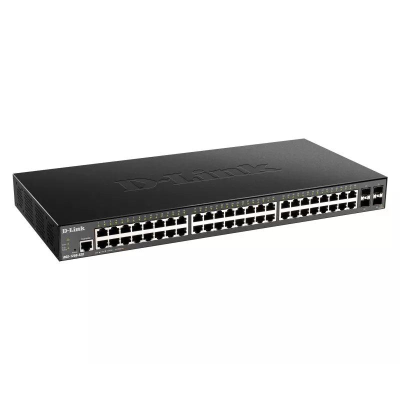 D-Link 48-Port Gigabit Smart Managed Switch mit 4 x 10G SFP+