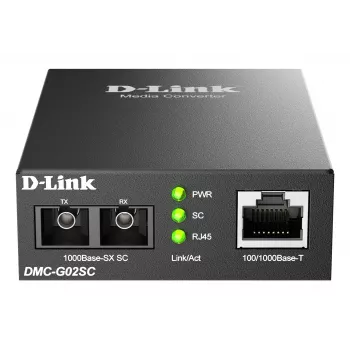 D-Link 100/1000Base-T zu 1000Base-SX SC Multimode-Medienkonverter (550 m)