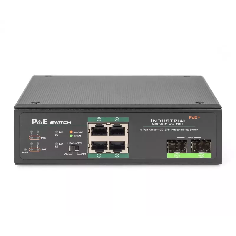 Unmanaged Switch Digitus DN-651109 4 Port Gigabit Ethernet PoE