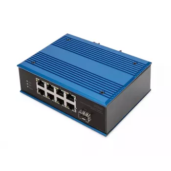 Unmanaged Switch Digitus DN-651133 8 Port Fast Ethernet Industrial 1 SFP Uplink