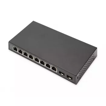 Unmanaged Switch Digitus 8-Port Gigabit + 2 Gigabit SFP