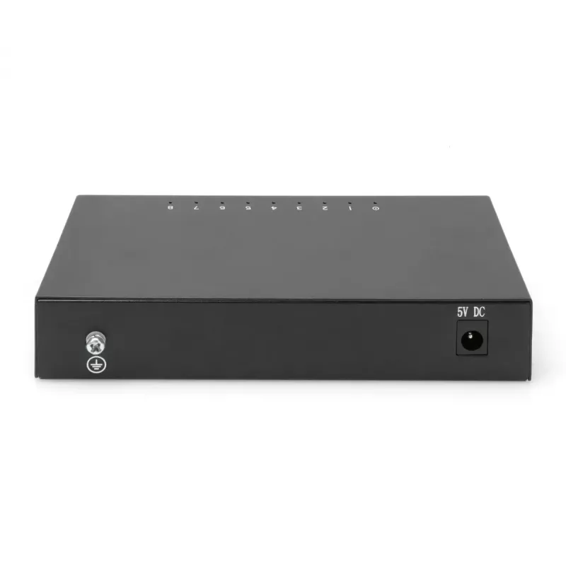 Unmanaged Switch Digitus 8-Port 10/100 Mbps Fast Ethernet Metallgehäuse