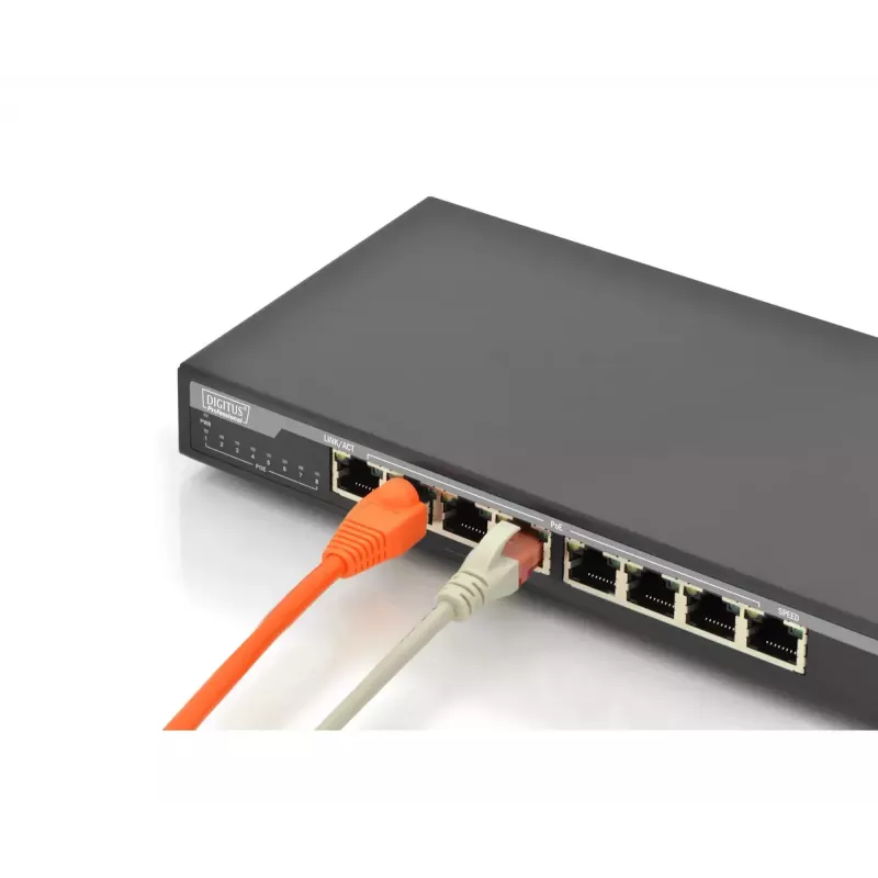 Unmanaged Switch Digitus DN-95340 8-Port Gigabit Netzwerk-Switch