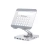 Conceptronic DONN26G, Silber, Tablet, Multimediaständer, Aluminium, 100 W, MicroSD (TransFlash), SD, SDHC, SDXC