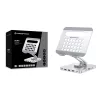 Conceptronic DONN26G, Silber, Tablet, Multimediaständer, Aluminium, 100 W, MicroSD (TransFlash), SD, SDHC, SDXC