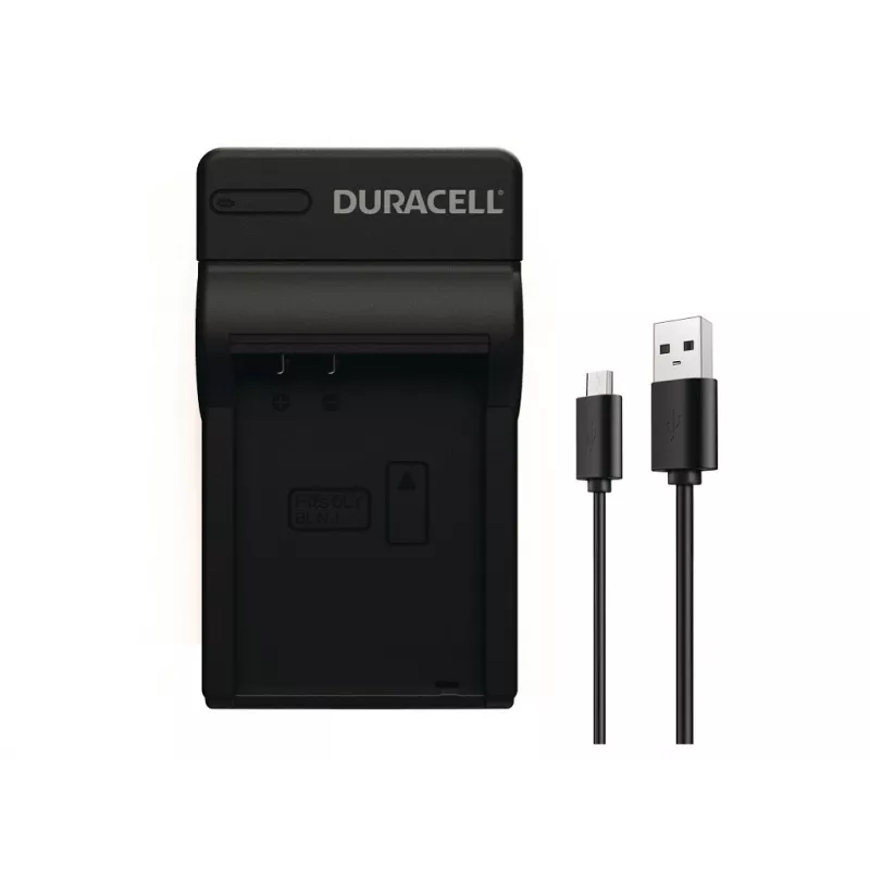 Duracell Digitalkamera-Akkuladegerät, USB, Ladegerät für den Innenbereich, Olympus BLN-1, Schwarz, 5 V, 5 V