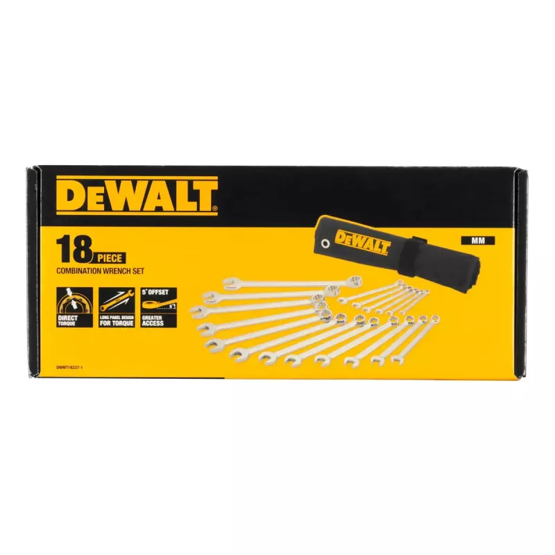 Kombinationsschlüsselsatz DeWALT DWMT19237-1 18 Stück