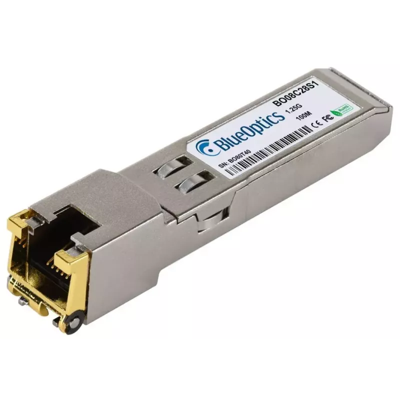 SFP-Transceiver-Modul BlueOptics E1MGTX-A-BO Kupfer 1250 Mbit/s
