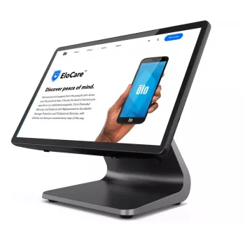POS-Monitor Elo Touch Solutions E849902 15,6 Zoll (39,6 cm) LED 1920×1080, 8 GB RAM, 128 GB SSD, Intel 3,6 GHz, Schwarz