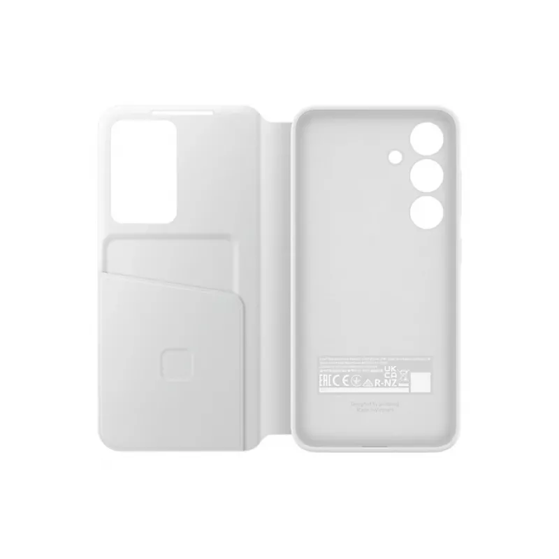 Wallet Hülle Samsung Galaxy S24 Weiß 6,2 Zoll 1 Kartenfach