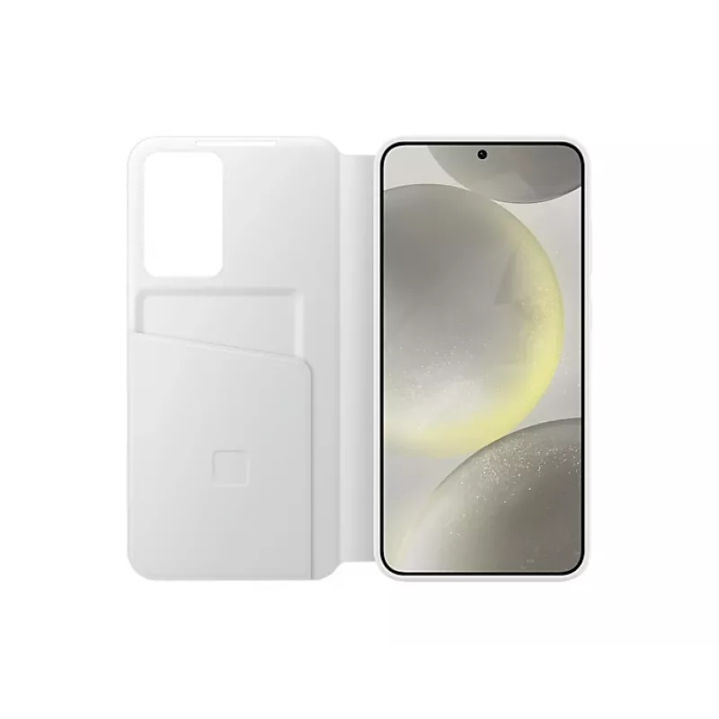 Flip-Hülle Samsung Galaxy S24+ Weiß 6,7 Zoll 1 Kartenfach