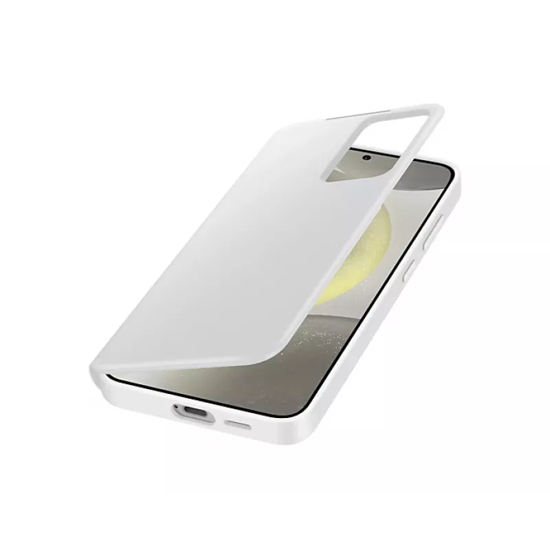 Flip-Hülle Samsung Galaxy S24+ Weiß 6,7 Zoll 1 Kartenfach