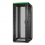 APC Easy Rack, 42U, Schwarz, mit Dach, Rollen, Füßen, 4 Halterungen und Boden, ohne Seitenwände, 1991H x 800B x 1200T mm