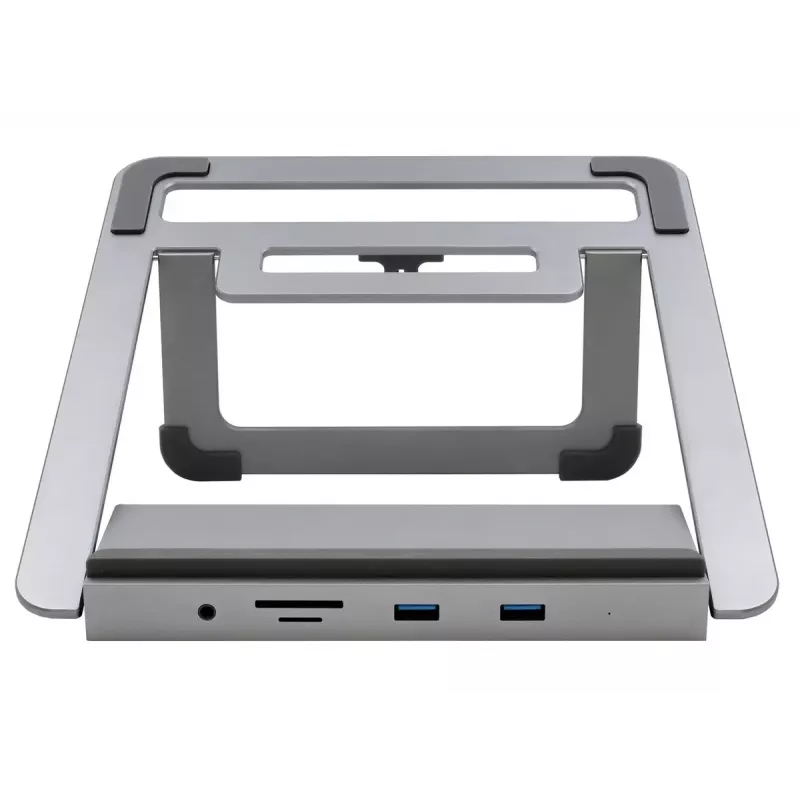 Laptop-Ständer EXSYS EX-1223HM Silber USB 3.2 Gen 1 100W