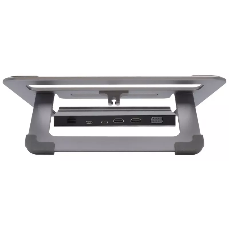 Laptop-Ständer EXSYS EX-1223HM Silber USB 3.2 Gen 1 100W