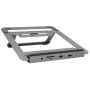 Laptop-Ständer EXSYS EX-1223HM Silber USB 3.2 Gen 1 100W