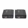 StarTech.com DisplayPort KVM Extender über Glasfaser, 4K 60Hz, Console Extender Kit, bis zu 300 m (Multimode) mit vorinstallierten SFP+ Modulen, 3x USB HID
