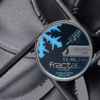 14 cm Computergehäuselüfter Fractal Design Venturi HF-14 — 140 mm, 1200 U/min, 118,2 cfm, FDB, 12 V, 25 mm Dicke