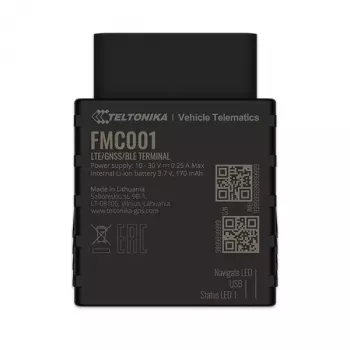 GPS-Tracker Teltonika FMC001 Auto Schwarz 53g